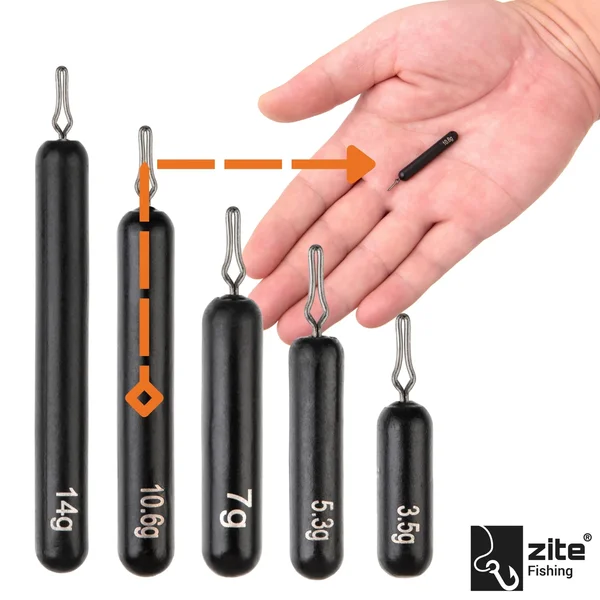 Zite Fishing Tungsten Drop Shot Gewichte 2 x 10,6g_auswahl2