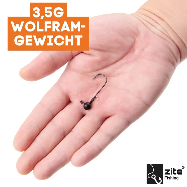 1/0 Tungsten Jighaken 3,5g 3tlg. Zite Fishing_auswahl2