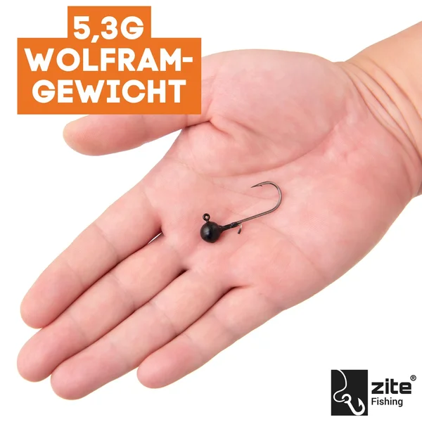 1/0 Tungsten Jighaken 3tlg. 5,3g Zite Fishing_auswahl2