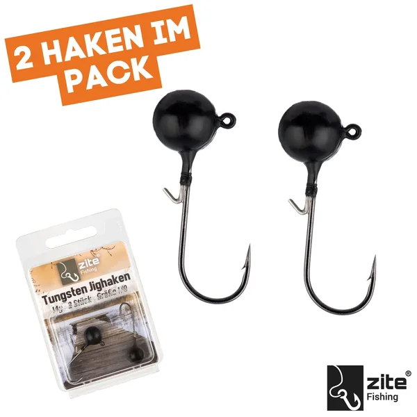 1/0 Tungsten Jighaken 14g  2tlg. Zite Fishing_auswahl3