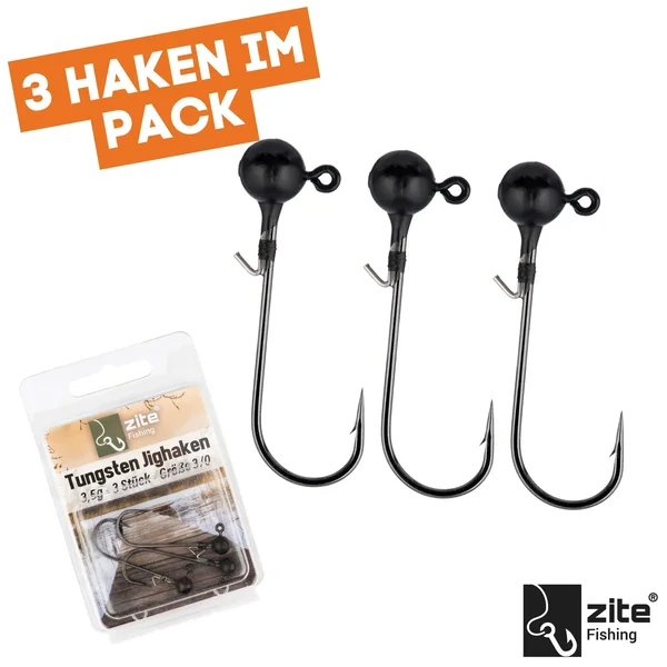 3/0 Tungsten Jighaken 3,5g 3 St. Zite Fishing_auswahl3