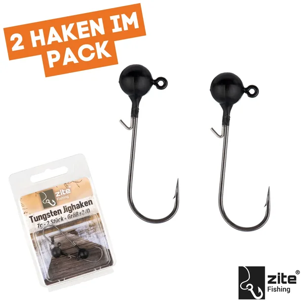 3/0 Tungsten Jighaken 2St. 7,2g Zite Fishing _auswahl3