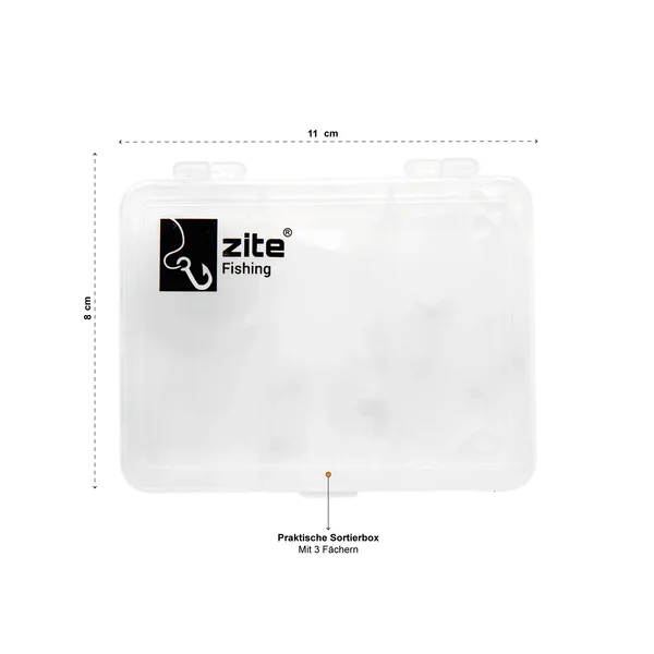 Zite Fishing Kleinteilebox mit 3 Fächer 11 x 9 x 2 cm_auswahl1