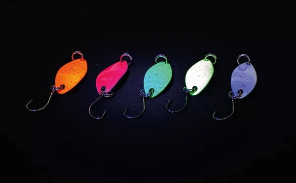 Forellen Spoons Set Neon einfarbig 5 Stück Zite Fishing_auswahl3