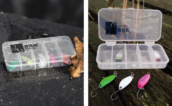 Forellen Spoons Set Neon einfarbig 5 Stück Zite Fishing_auswahl6