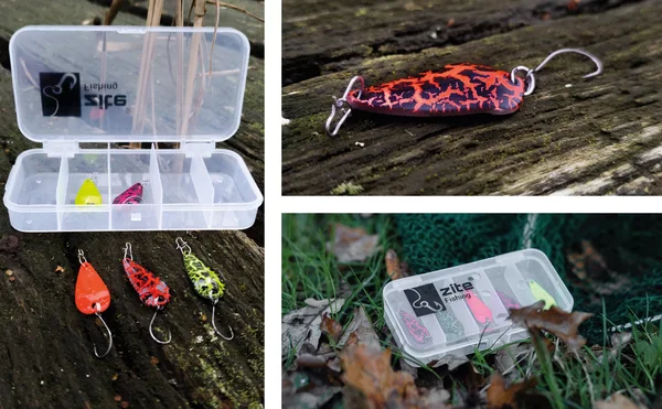 Zite Fishing Forellenblinker Neon 5er Set 3 cm 3 g_auswahl6
