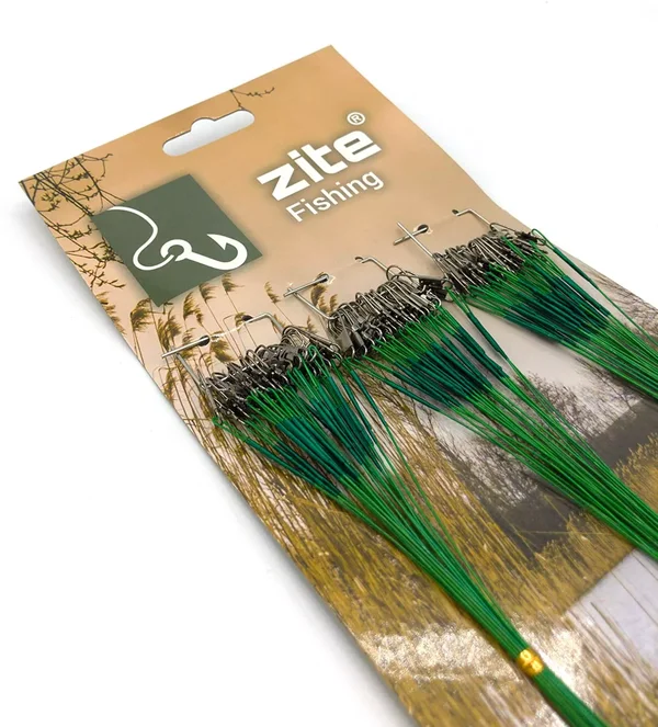 Zite Fishing Stahlvorfächer Set Raubfisch Angeln - 75 Stück 15-25cm_auswahl1