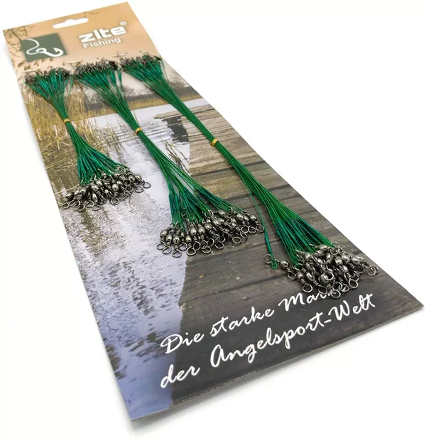 Zite Fishing Stahlvorfächer Set Raubfisch Angeln - 75 Stück 15-25cm_auswahl2