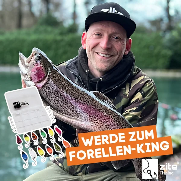 Zite Fishing Forellen Spoon Sortiment 13-teilig Neon Bunt 3g_auswahl6
