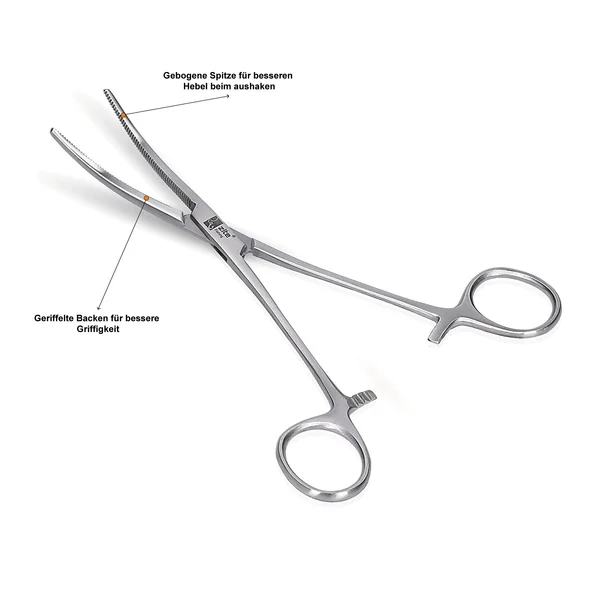 Zite Fishing Hakenlöser Zange Gebogen 18cm als Angelwerkzeug_auswahl1