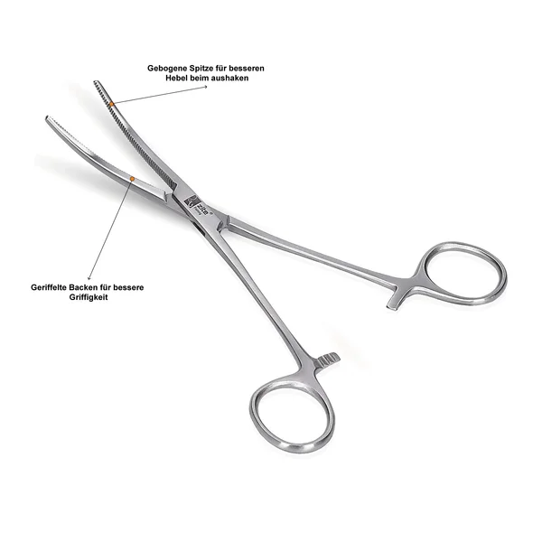 Zite Fishing Hakenlöser Zange Gebogen 18cm als Angelwerkzeug_auswahl2
