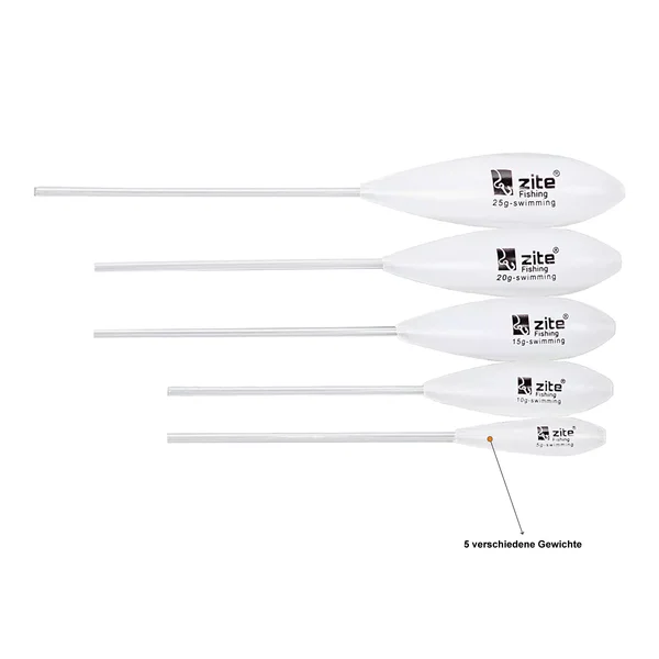 Zite Fishing Sbirolino Sortiment Schwimmend 5-25g_auswahl1