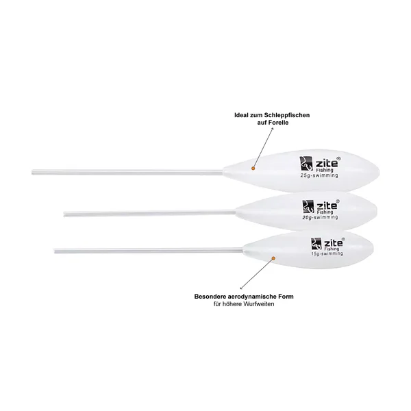 Set Sbirolini Da Pesca Ezydka 6 Pezzi | Affondanti Per Trota, Pesi 8g, 10g, 12g, 15g, 20g, 25g