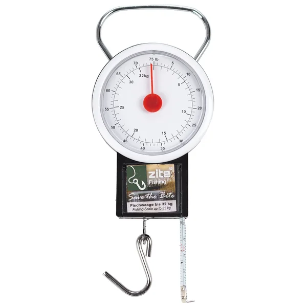 Zite Fishing Federwaage als Angelwaage 32kg mit Maßband_auswahl1