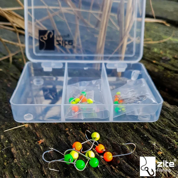 Zite Fishing Tungsten Jighead Set 27 Stück 0,3-1,2g Neon_auswahl5