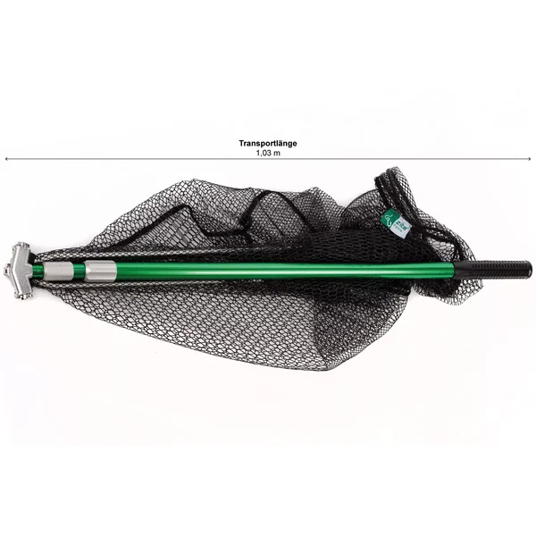 Teleskop Hammerkopf Kescher Gummiert Groß 3m 80x70cm Zite Fishing_auswahl5