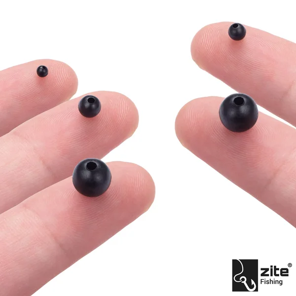 Gummiperlen Schnurstopper Perlen Sortiment 100 Stück in Dose Zite Fishing_auswahl6