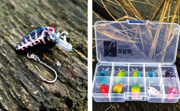 Zite Fishing Neon Mini-Wobbler Set 10 Stück UV-Aktiv in Köderbox_auswahl6