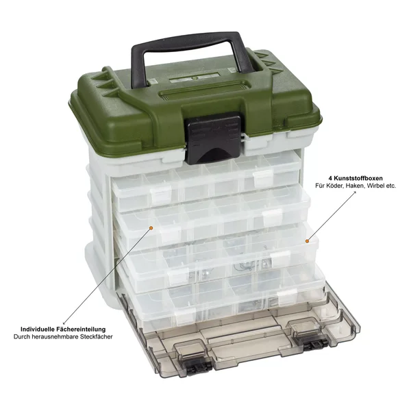 Angelkoffer mit 4 Tackleboxen 27x18x26cm als Gerätekoffer Zite Fishing_auswahl3