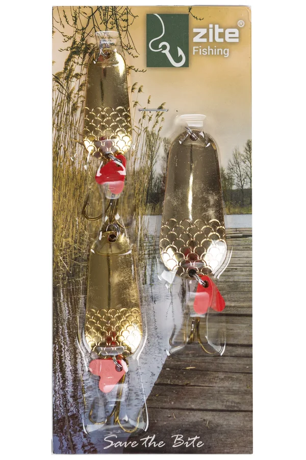 Löffelblinker Set zum Raubfisch Angeln Gold 16-34g 3-teilig Zite Fishing_auswahl1