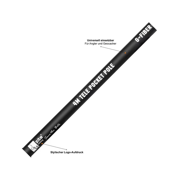 Teleskop Pocket Pole Stipprute 4m mit Tasche Zite Fishing_auswahl3