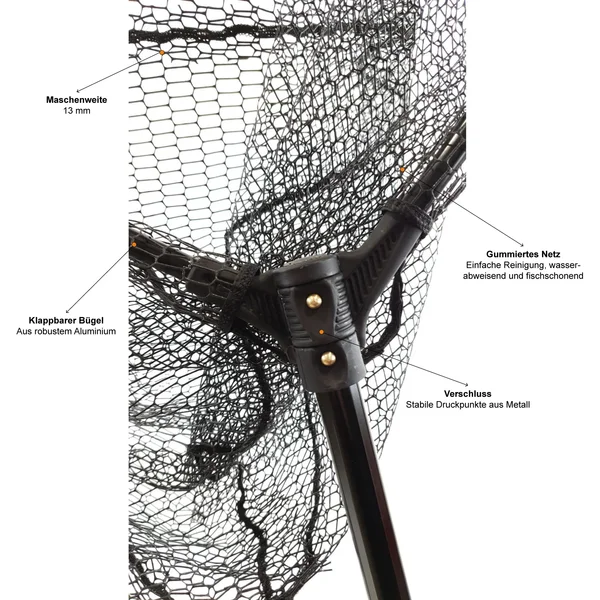 Bootskescher Gummiert Groß & Faltbar 70x85cm Zite Fishing_auswahl3