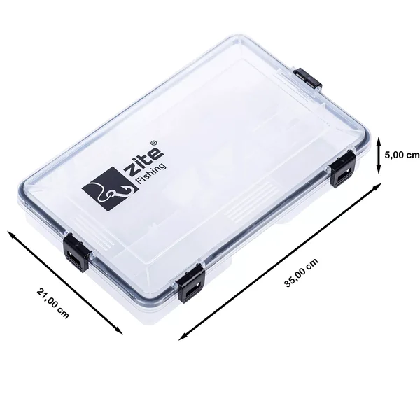 Tacklebox Wasserdicht für Angelzubehör & Kunstköder 35x21x5cm Zite Fishing_auswahl2