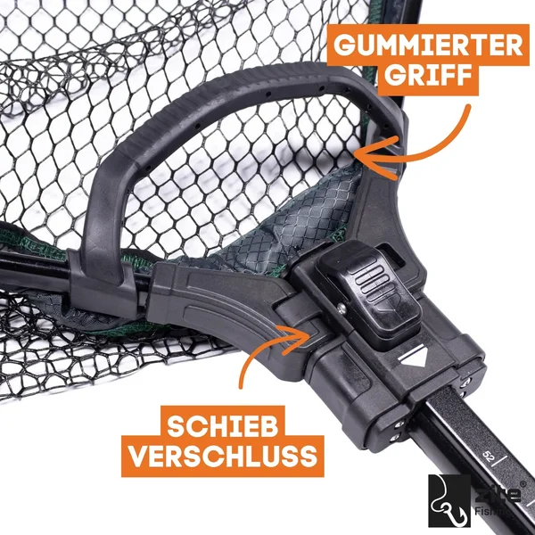 Raubfisch Kescher Gummiert mit Schultergurt & Faltbar Zite Fishing_auswahl3