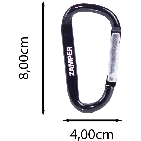 Zamper Aluminium-Karabinerhaken mit Tasche 10 Stück_auswahl2
