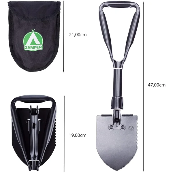 Zamper Klappspaten mit Tasche Werkzeug_auswahl2