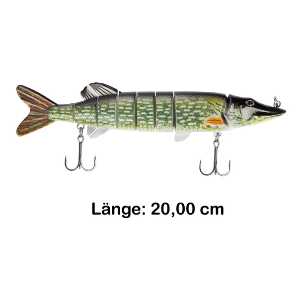 Zite Fishing Swimbait Hecht Wobbler Set 15 + 20cm mit Stahlvorfächern_auswahl2
