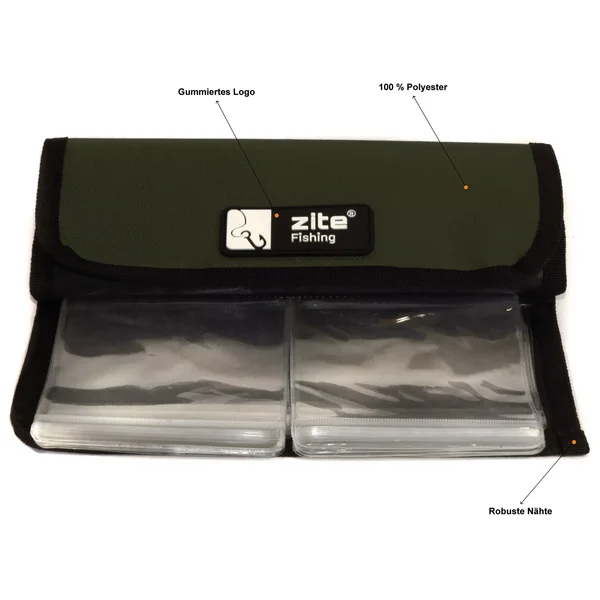 Vorfachtasche Angeln Groß & Faltbar 24,5x12cm Zite Fishing_auswahl2