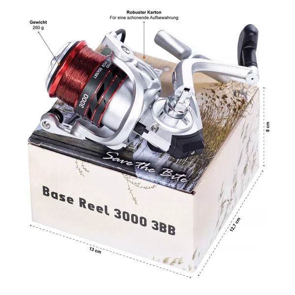 Stationärrolle Bespult Base Reel 3000 Angelrolle Allround Zite Fishing_auswahl4