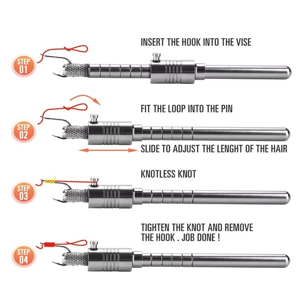 Hair Rig & Karpfen Montagen Knotenbinder Tool als Angelwerkzeug Zite Fishing_auswahl4