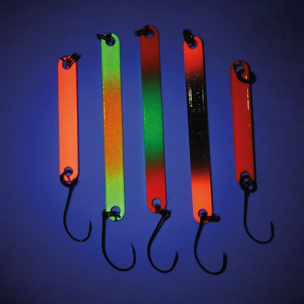 Forellen Stick Spoons UV Aktiv 4-6cm Set 5 Stück in Box Zite Fishing_auswahl3