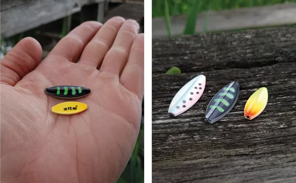 Forellen Inline Spoons Set Neon 2-3,5g mit Köderbox Zite Fishing_auswahl5