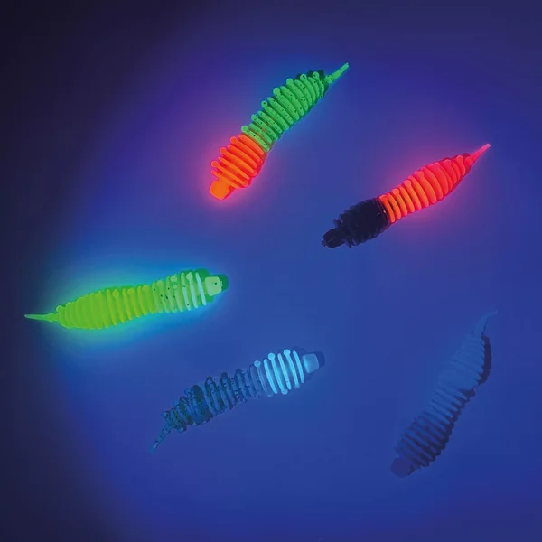 Zite Fishing Gummiwürmer(Lang) mit Tungstenhaken + 10 ml Dosierflasche(Fisch)_auswahl5