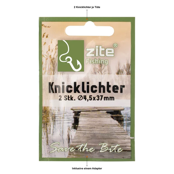 100x Knicklichter Set – 50 Tüten à 2 Stück inkl. Adapter – Gelb & Grün – Nachtangeln Zite Fishing _auswahl1