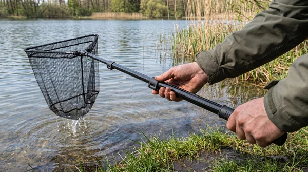 Kescher Gummiert Schwarz mit Easy-Teleskopfunktion 2,70m Zite Fishing_auswahl10