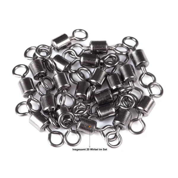 Tönnchenwirbel Ton Swivels Spinnwirbel Gr. #2 43kg 20 Stück Zite Fishing _auswahl3