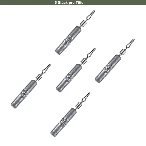 Drop Shot Angeln Blei mit Clip 3,5 g 5 Stück im Set Zite Fishing_auswahl5