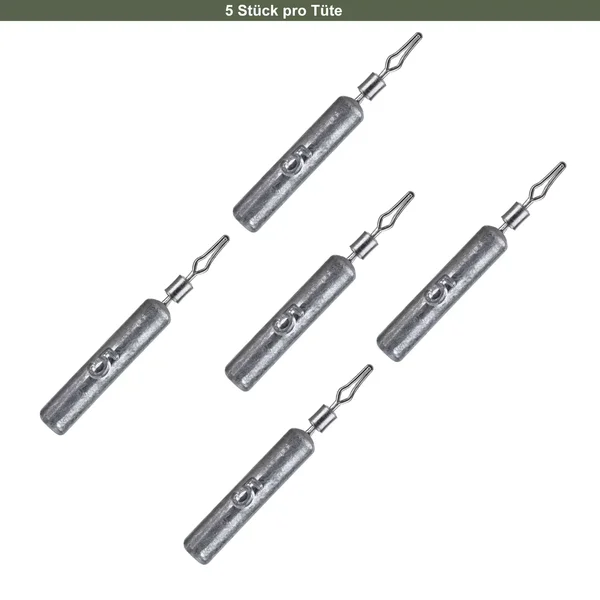 Drop Shot Blei mit Clip 5 g 5 Stück Set Zite Fishing_auswahl5