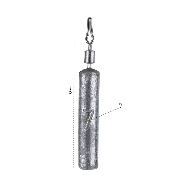 Dropshot Angelblei Grundblei Stabblei 7 g 5 Stück Set Zite Fishing_auswahl1
