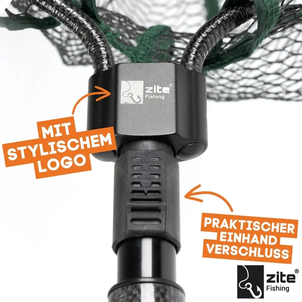 Streetfishing Kescher Gummiert Teleskop Spinnkescher Schwimmend 3,70m Zite Fishing_auswahl4