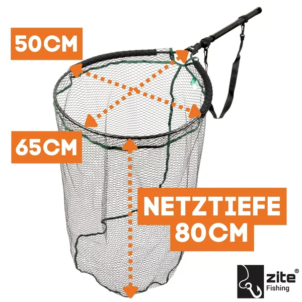 Streetfishing Kescher Gummiert Teleskop Spinnkescher Schwimmend 3,70m Zite Fishing_auswahl5
