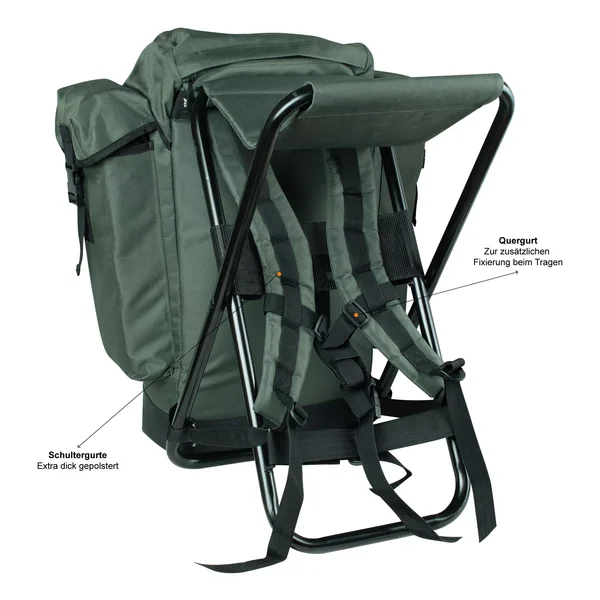 Angelrucksack mit Stuhl Rucksackstuhl Angeln 52x49x30cm Zite Fishing_auswahl1