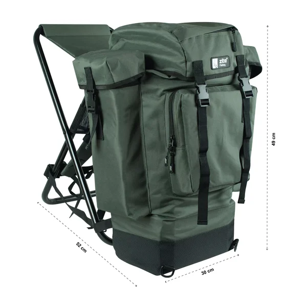 Angelrucksack mit Stuhl Rucksackstuhl Angeln 52x49x30cm Zite Fishing_auswahl5