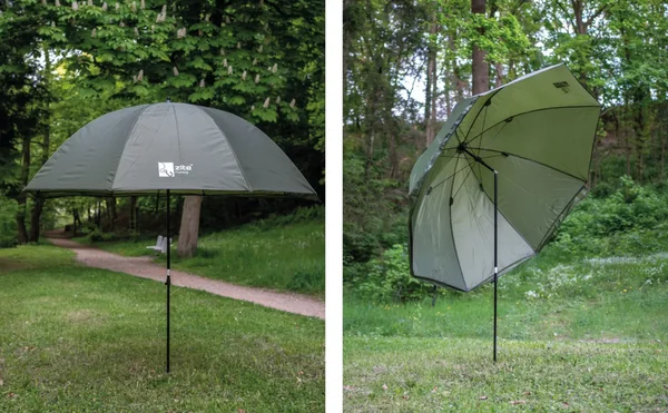 Angelschirm Schirmzelt mit Umhang 250 cm + Schirmstütze Set Zite Fishing_auswahl6