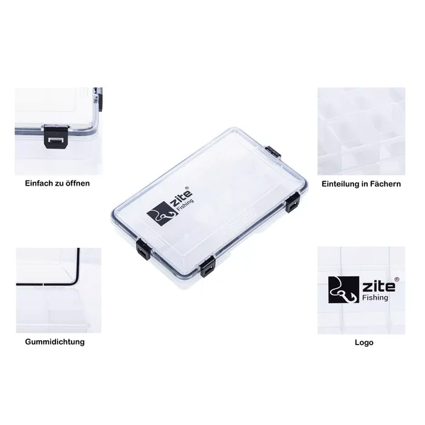 Zite Fishing Set mittelgroße wasserdichte Sortimentsbox 3 Stück_auswahl3
