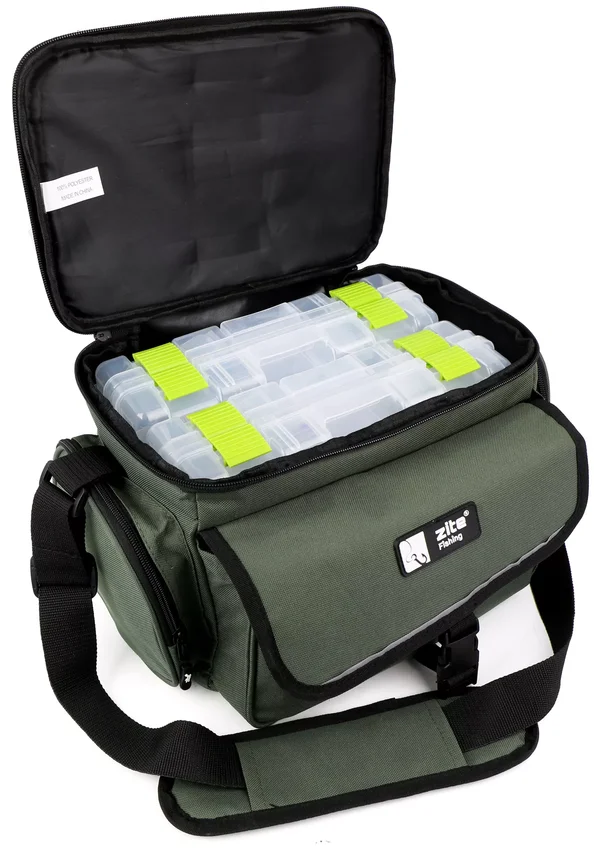Angeltasche mit Forellen Spoons und Sbirolinos Halbsinkend Zite Fishing_auswahl2